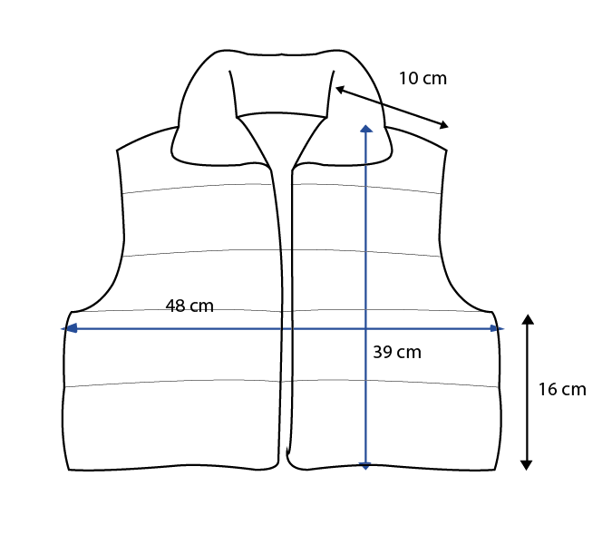 tribal puffer vest - Image 3