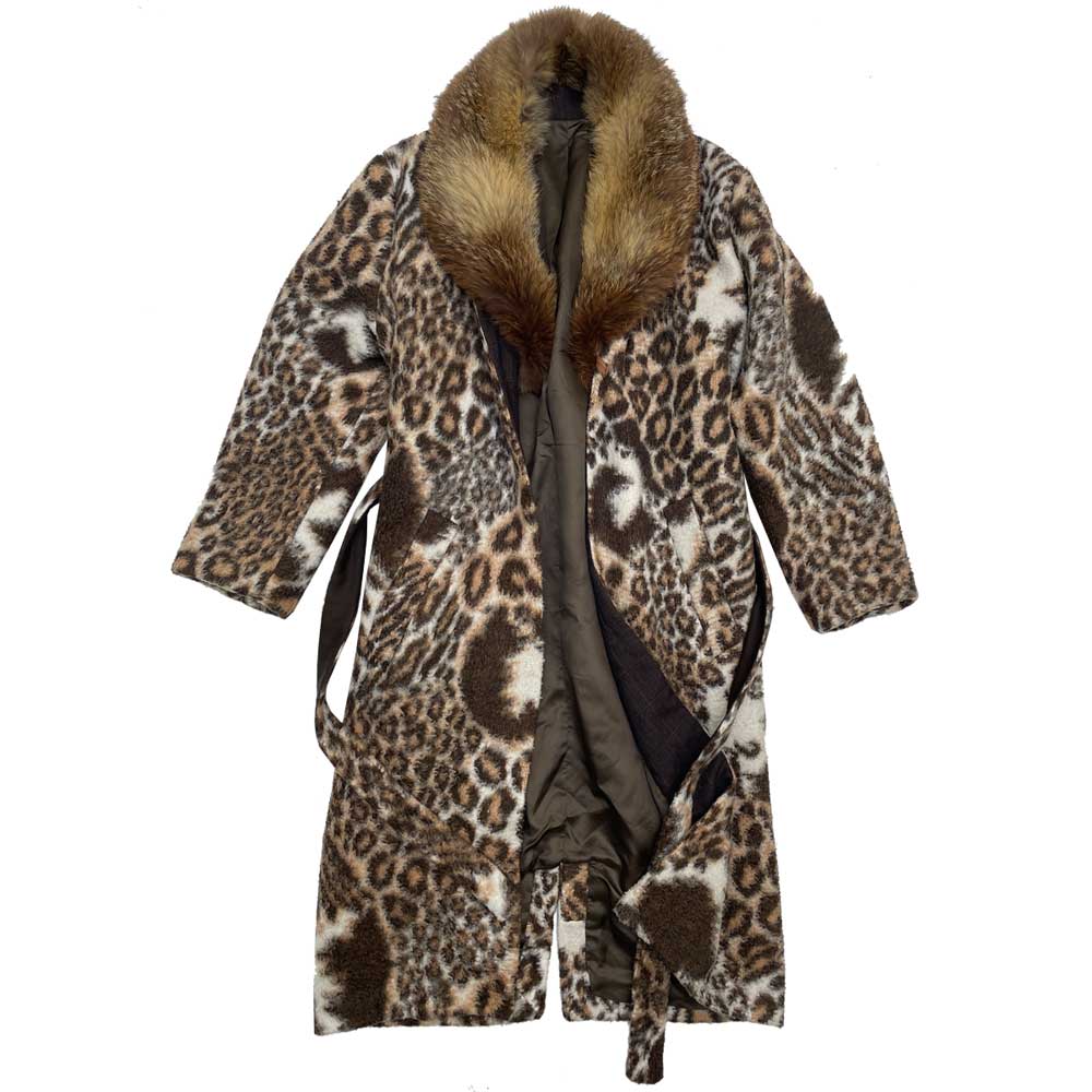 Leopardo blanket Coat